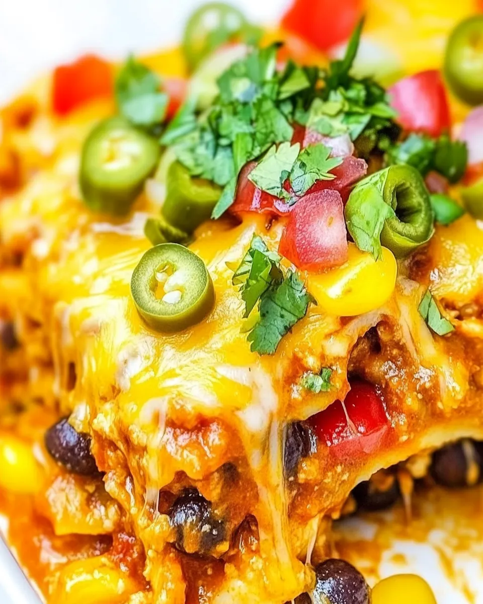 Classic Easy And Delicious Mexican Lasagna Recipe image