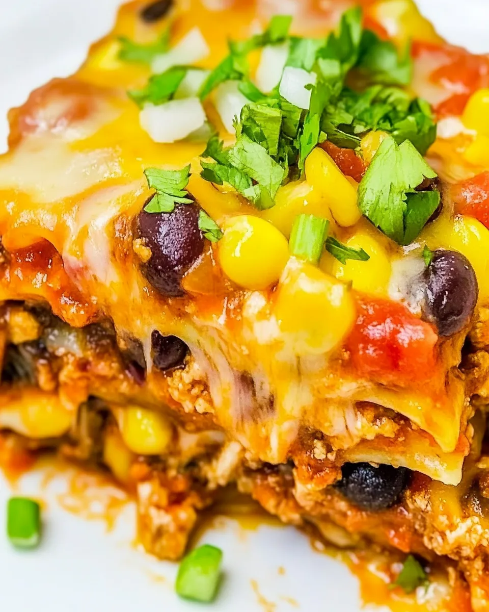 Delicious Easy And Delicious Mexican Lasagna Recipe shot