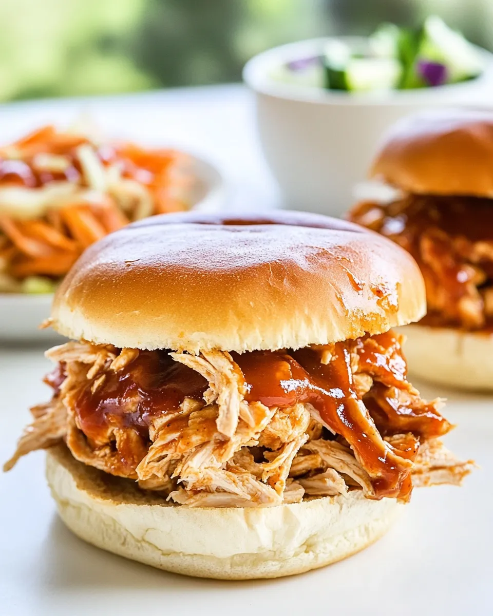 Classic Easy BBQ Chicken Sandwiches Recipe image