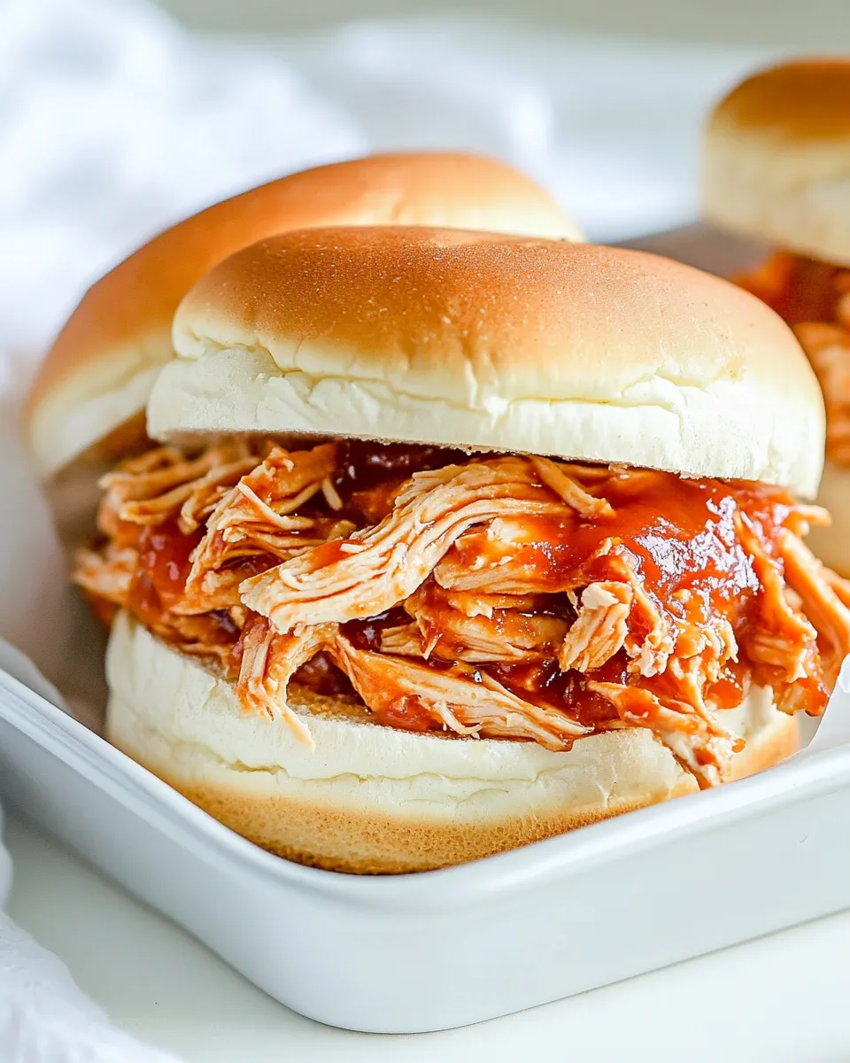 Delicious Easy BBQ Chicken Sandwiches Recipe recipe photo