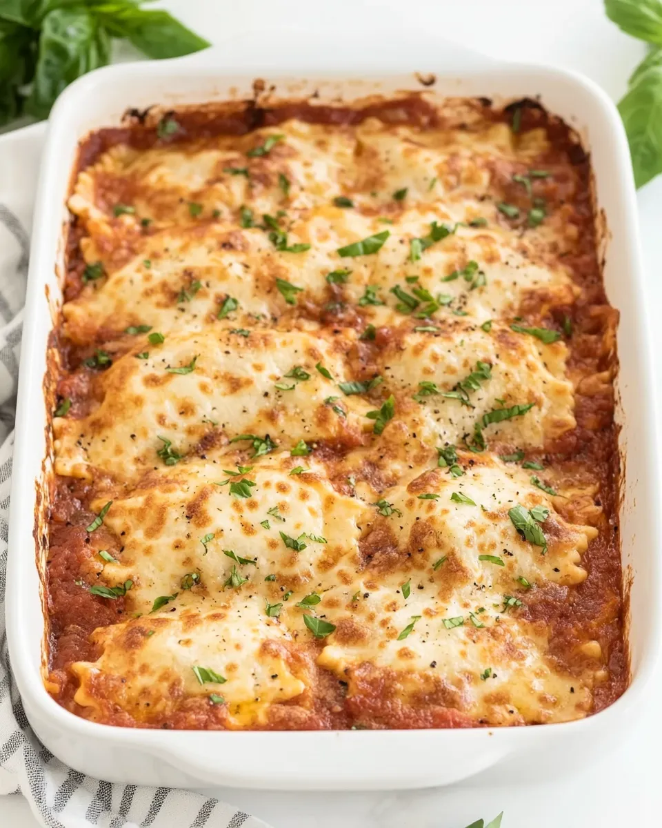 Homemade Easy Baked Ravioli photo
