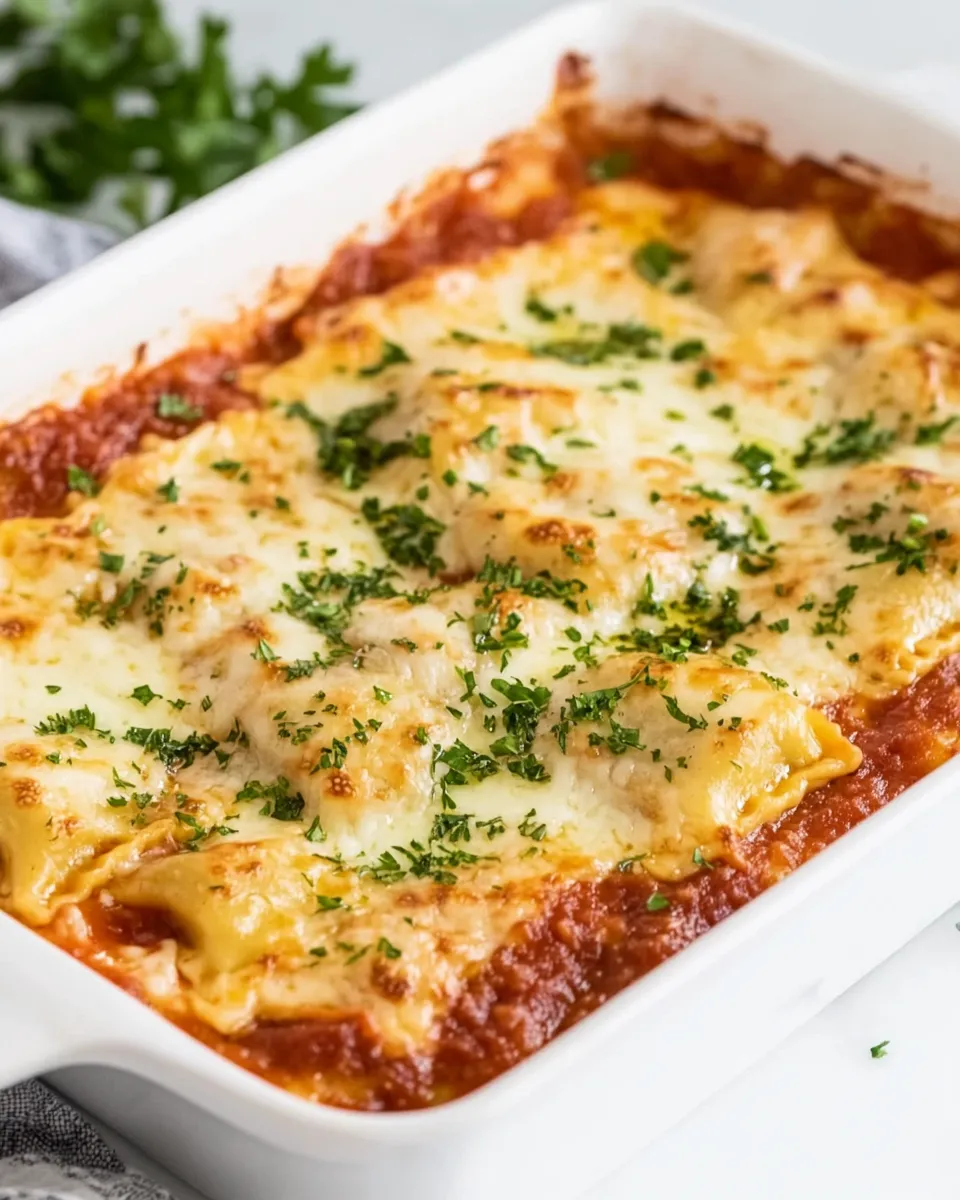 Classic Easy Baked Ravioli image