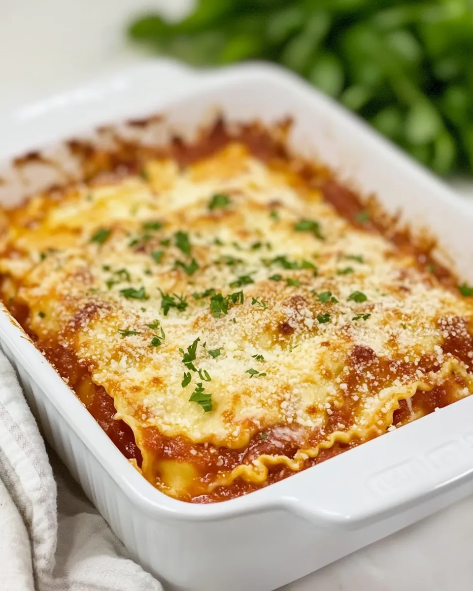 Delicious Easy Baked Ravioli recipe photo