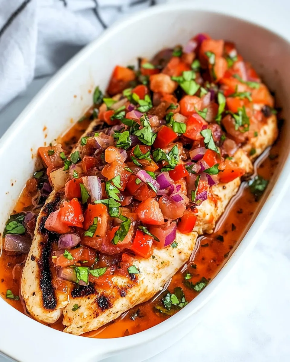 Classic Easy Bruschetta Chicken Recipe image