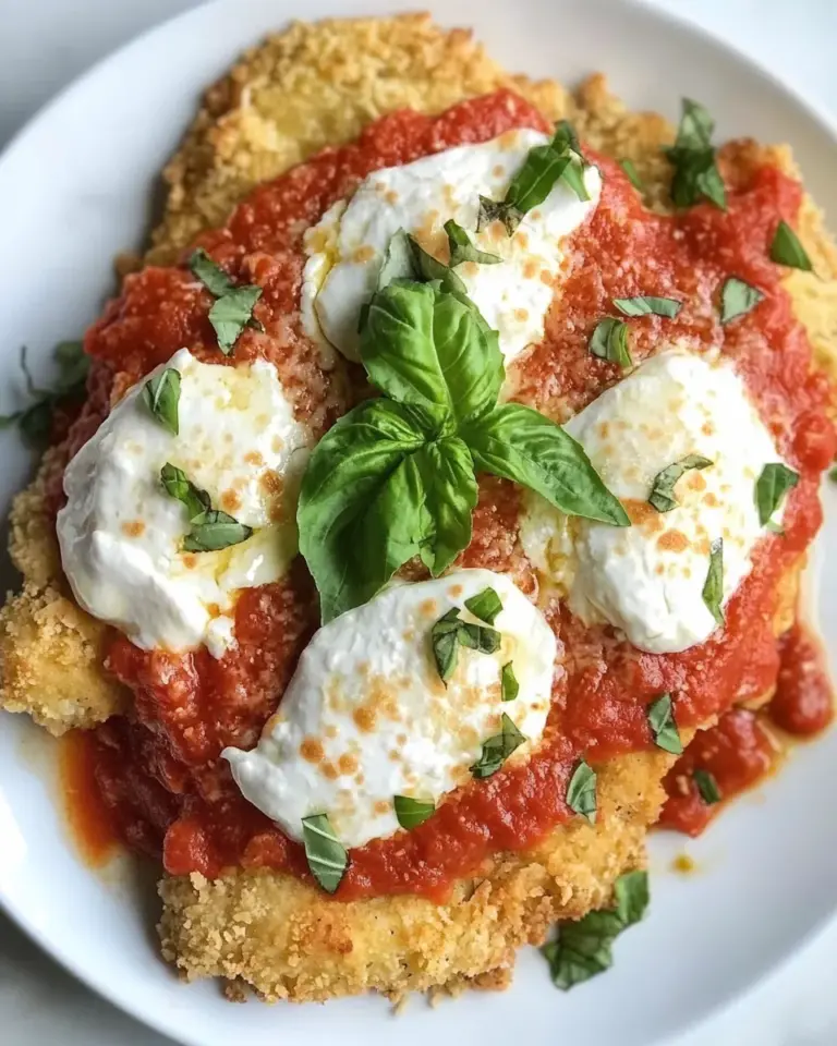 Homemade Easy Burrata Chicken Parmesan photo