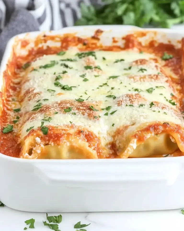 homemade Easy Cheesy Baked Ravioli (Four Ingredients!) photo