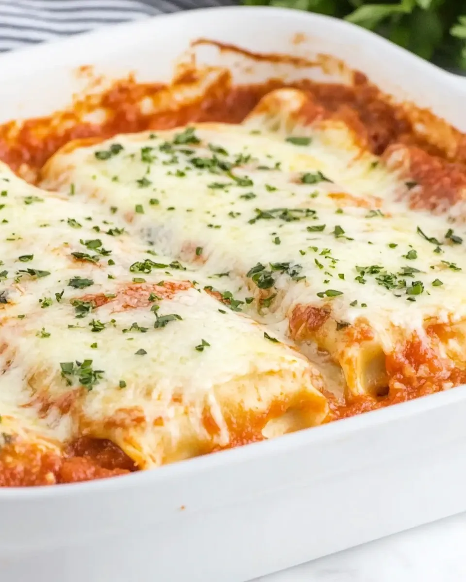 easy Easy Cheesy Baked Ravioli (Four Ingredients!) recipe photo