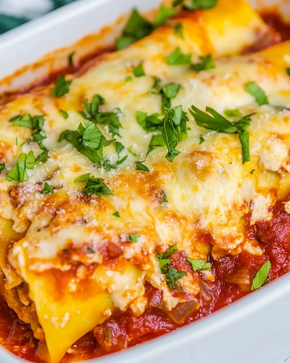 Delicious Easy Chicken Manicotti dish photo
