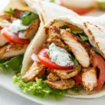 Homemade Easy Chicken Shawarma Recipe With Yogurt Sauce photo