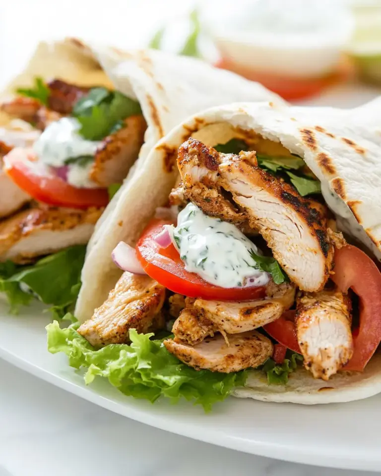 Homemade Easy Chicken Shawarma Recipe With Yogurt Sauce photo