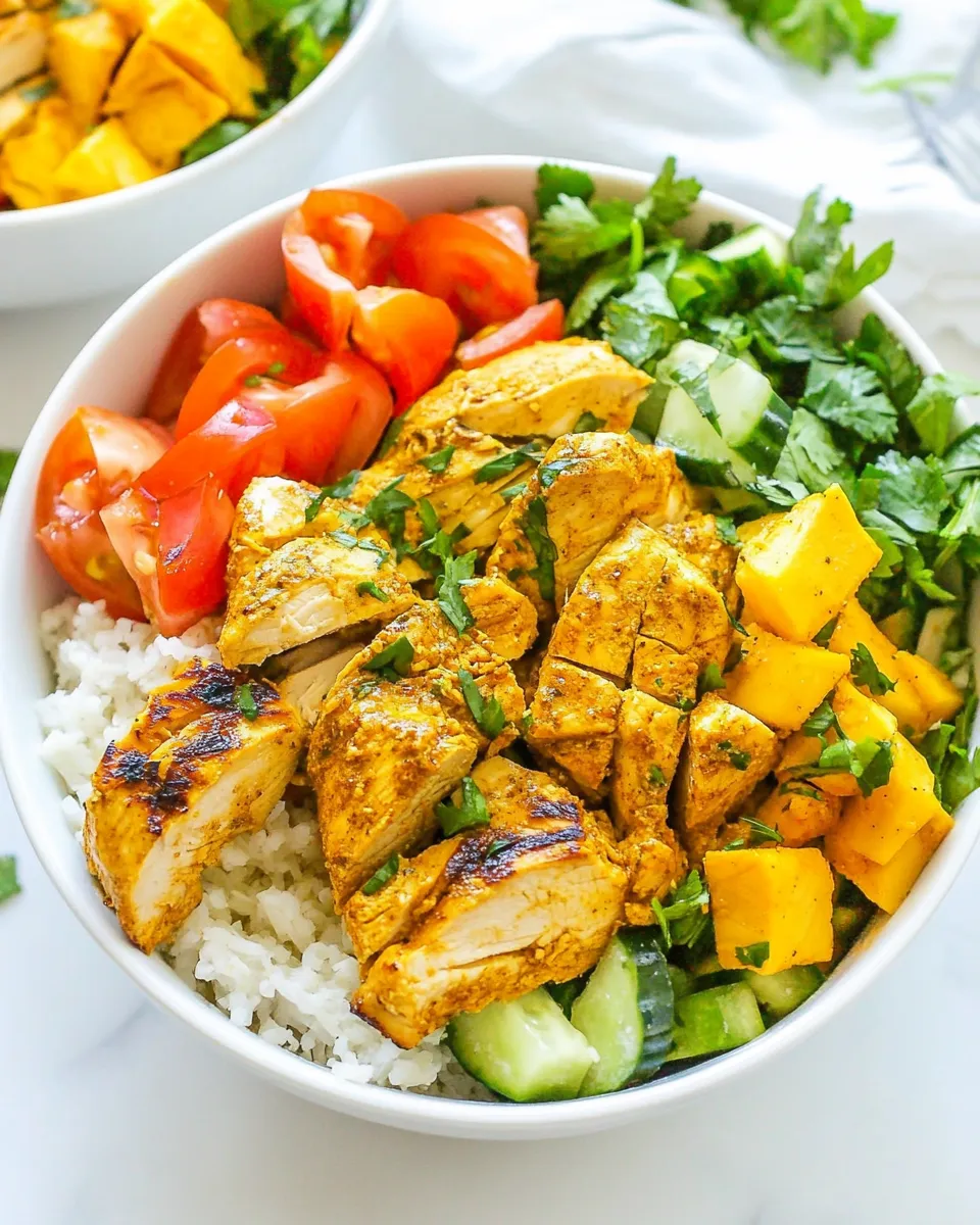 Delicious Easy Chicken Shawarma Salad Bowls dish photo