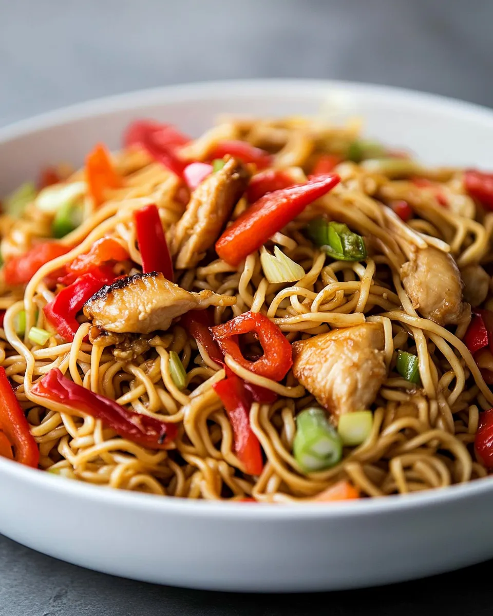 Classic Easy Chicken Yakisoba image