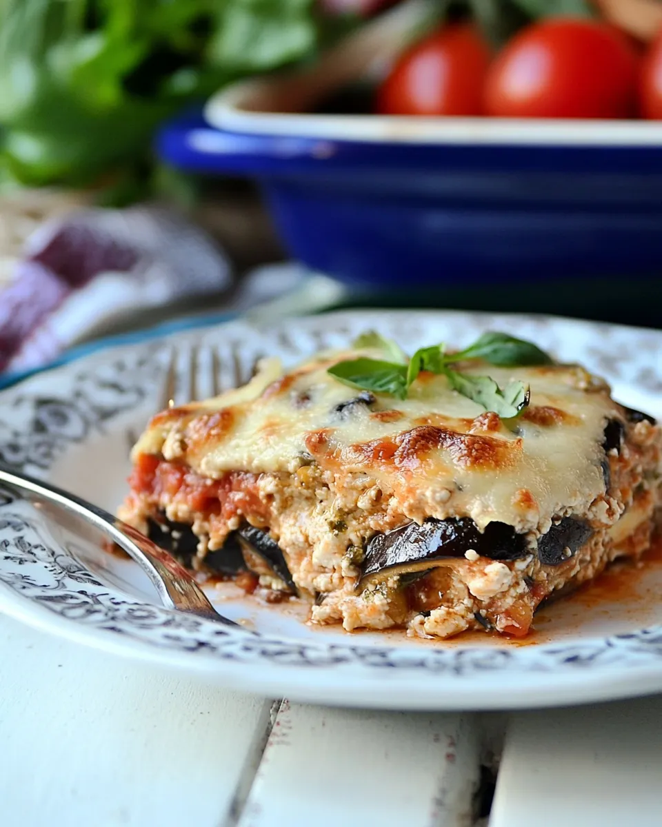 Classic Easy Eggplant Lasagna Recipe image
