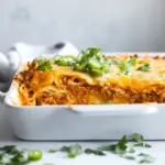 Homemade Easy Enchilada Lasagna. photo