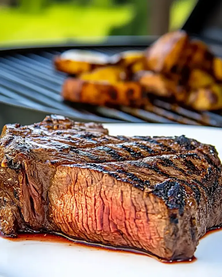 Homemade Easy Grilled Sirloin Steak on Weber Gas Grills recipe photo