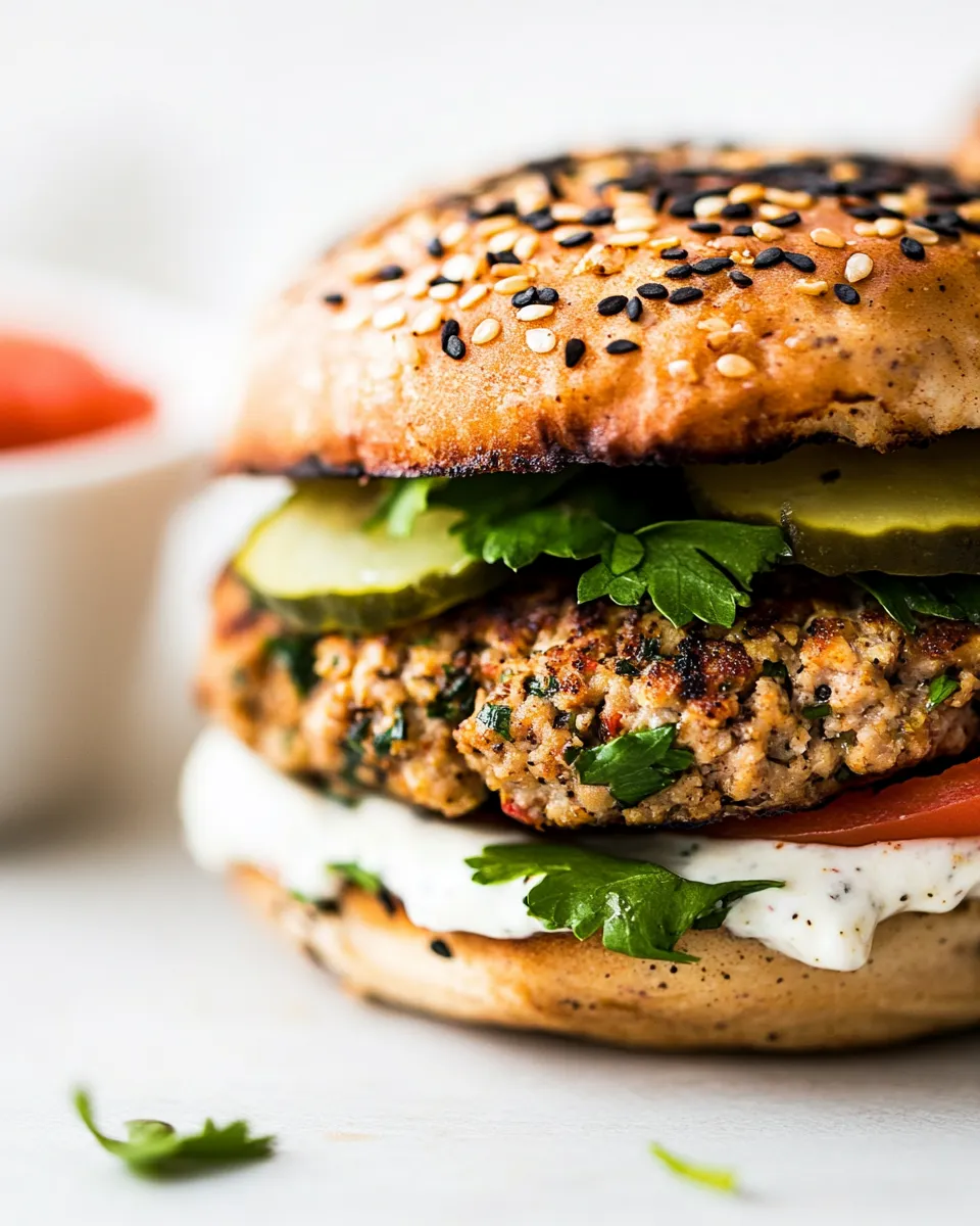 Classic Easy Ground Turkey Burgers Recipe image