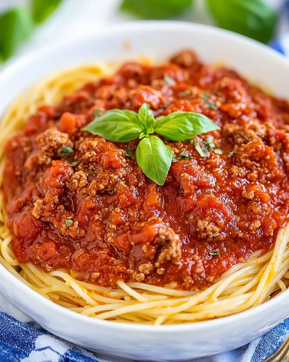 Delicious Easy Homemade Spaghetti Sauce picture
