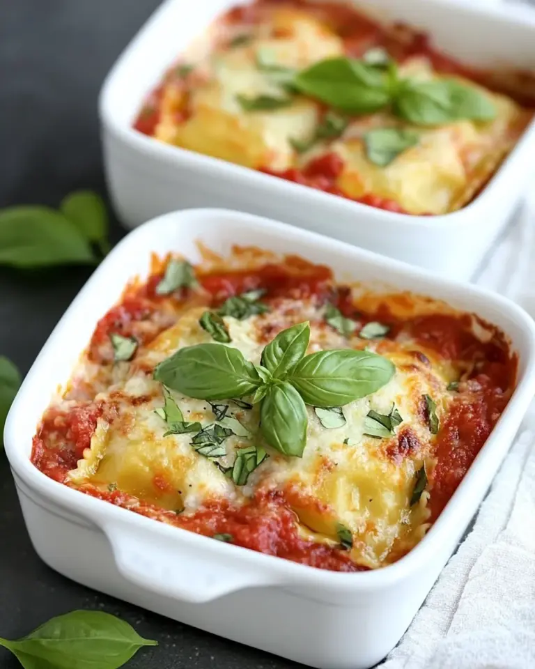 Homemade Easy Individual Ravioli Lasagnas Recipe photo
