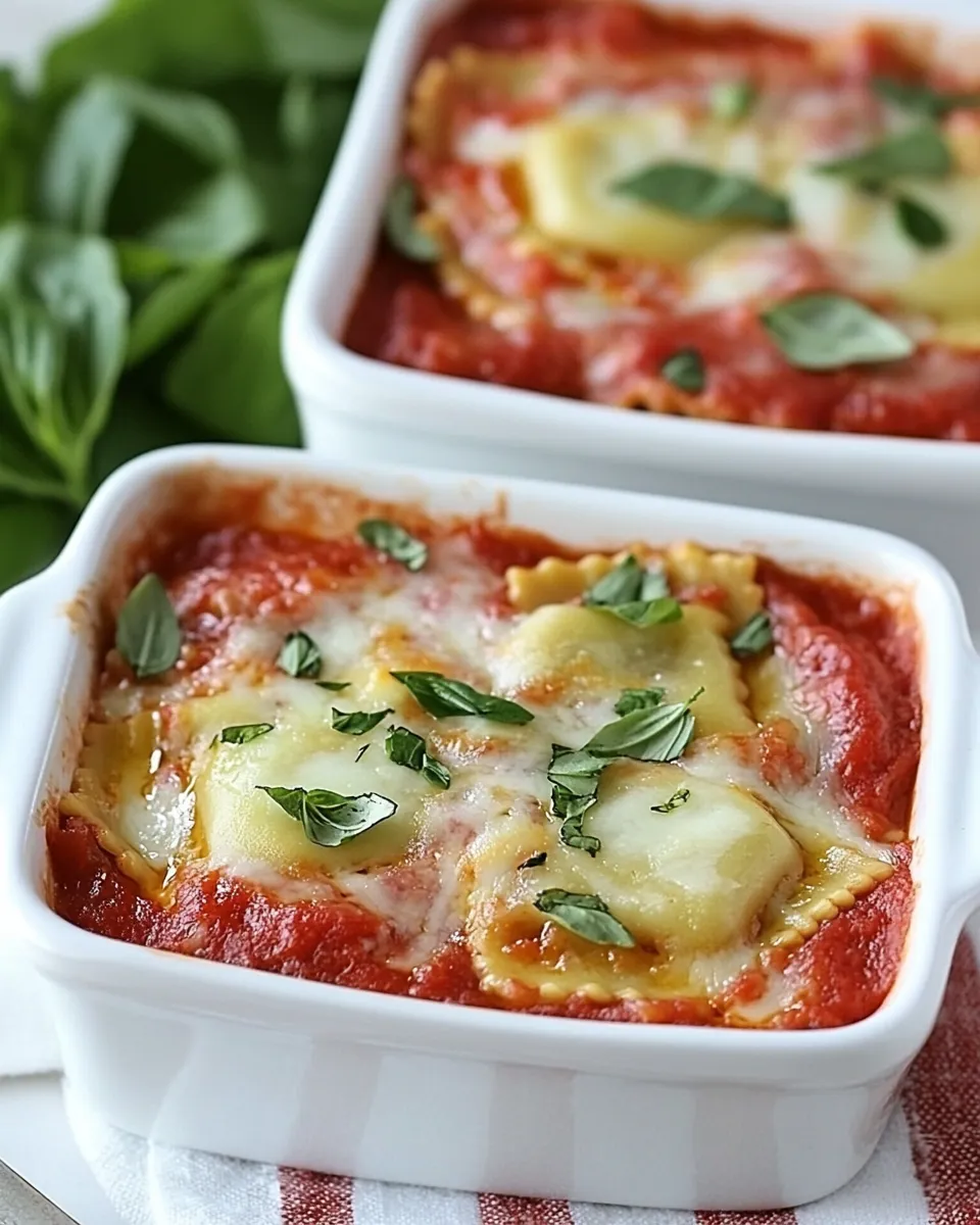 Easy Easy Individual Ravioli Lasagnas Recipe picture