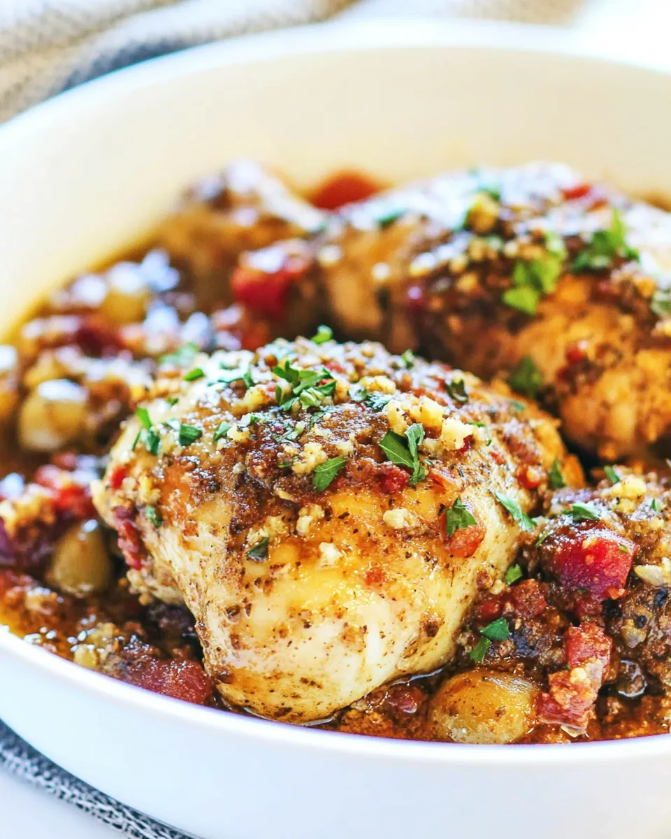 Classic Easy Instant Pot Moroccan Chicken image