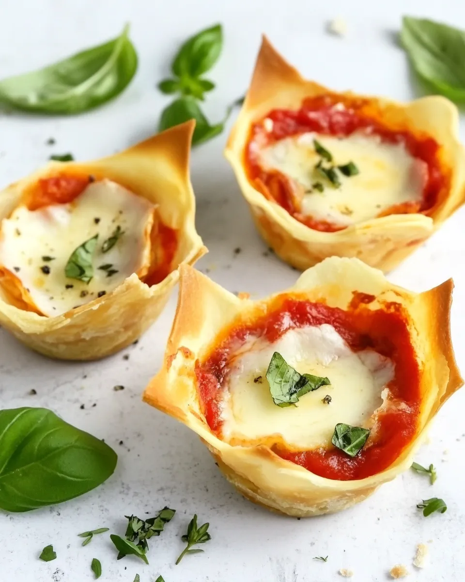 Homemade Easy Italian Lasagna Cups photo