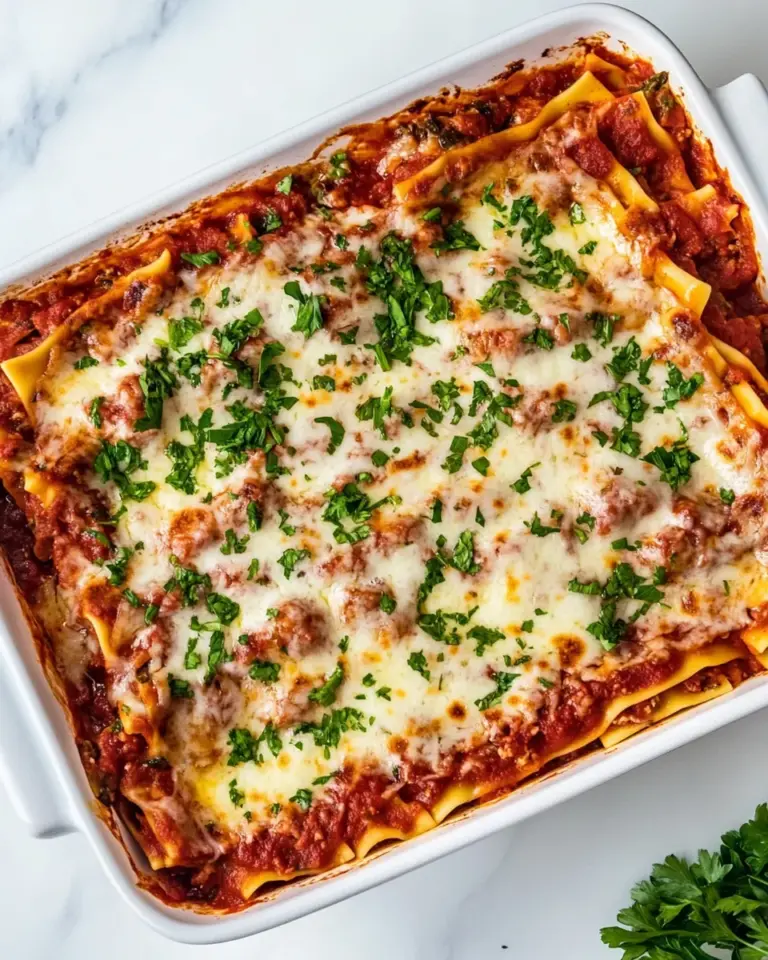 Homemade Easy Lasagna Recipe photo