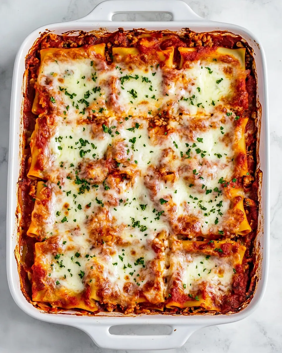 Quick Easy Lasagna Recipe dish photo