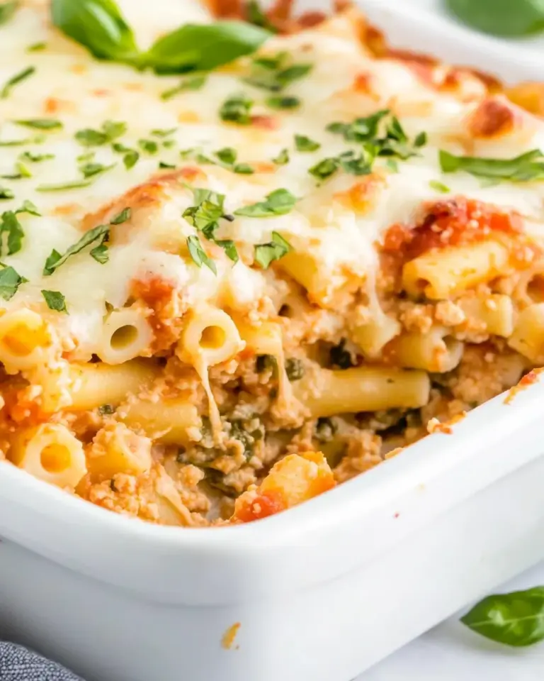 Homemade Easy Meatless Baked Ziti Recipe photo