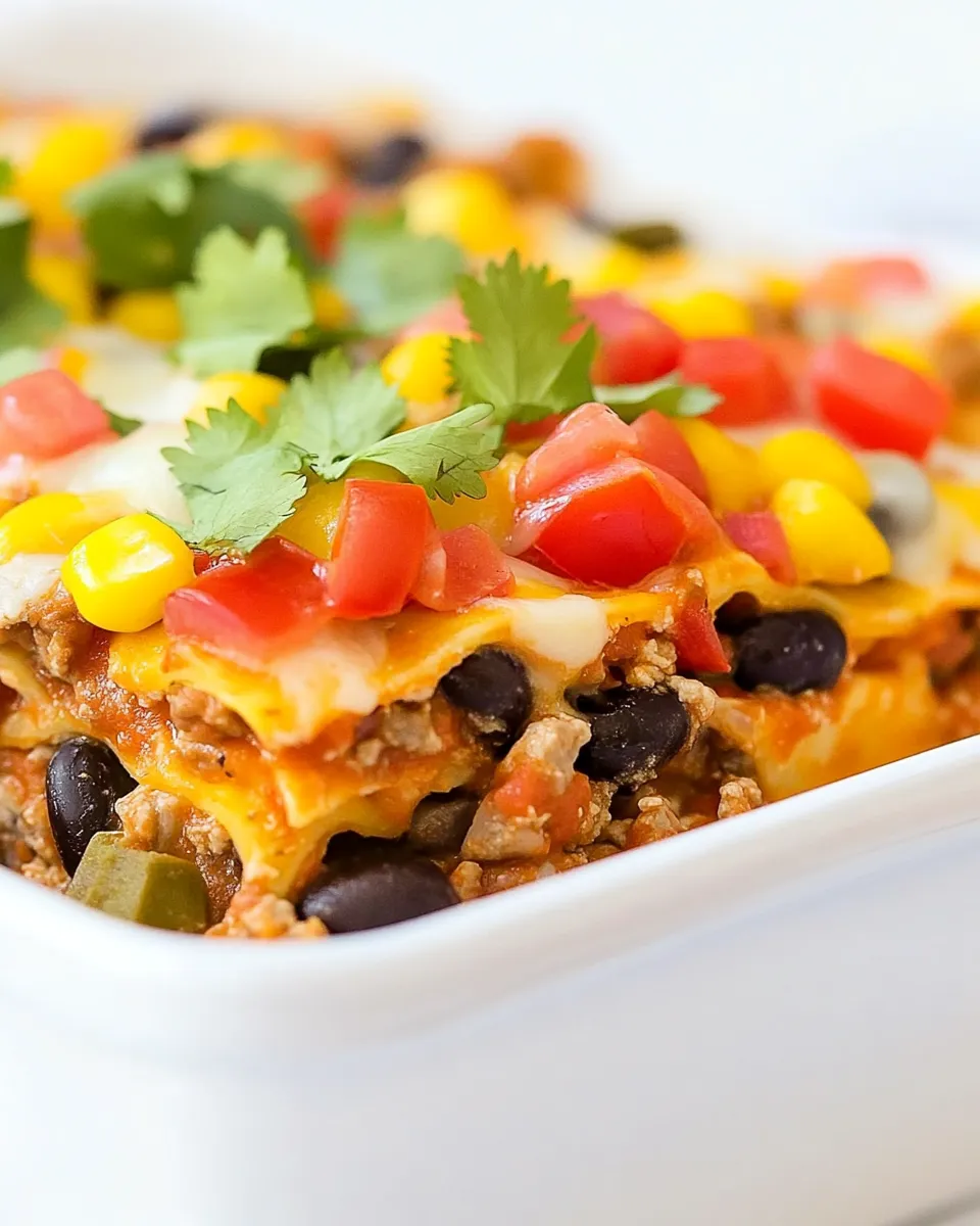 Delicious Easy Mexican Lasagna recipe photo