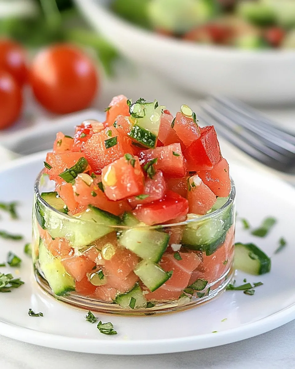 Classic Easy Salmon Tartare dish photo