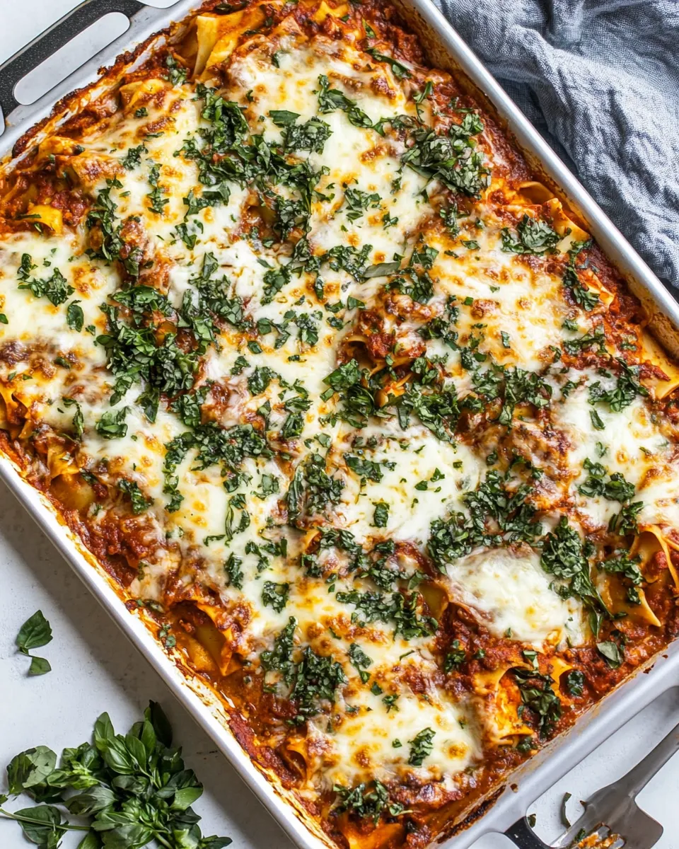 Delicious Easy Sheet Pan Lasagna dish photo