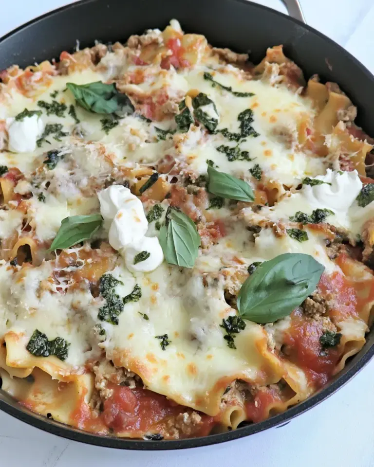 Homemade Easy Skillet Lasagna photo