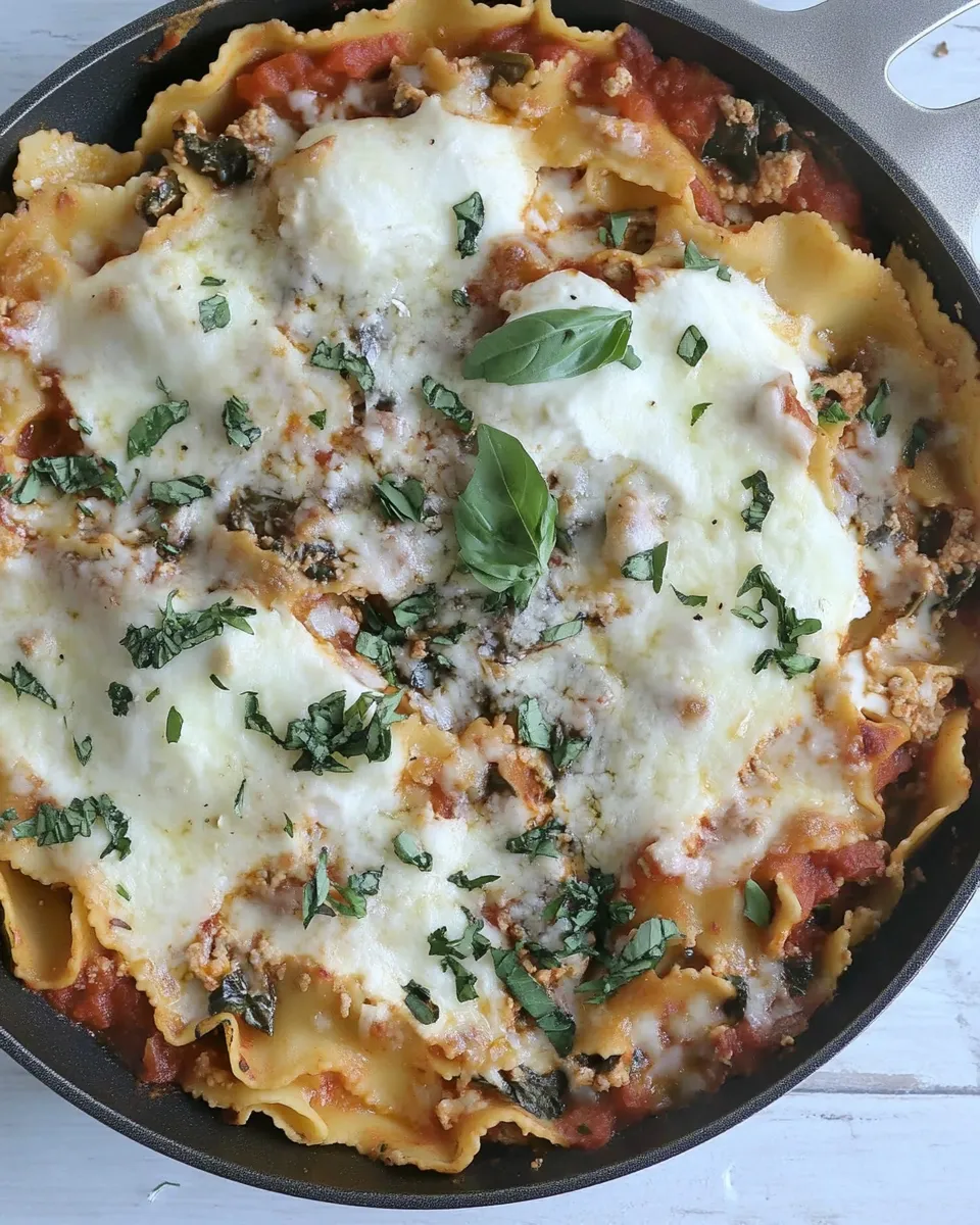 Quick Easy Skillet Lasagna dish photo
