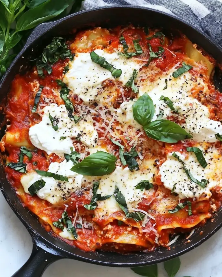Homemade Easy Skillet Vegetable Lasagna photo