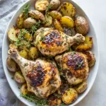Homemade Easy Spatchcock Chicken and Potatoes photo