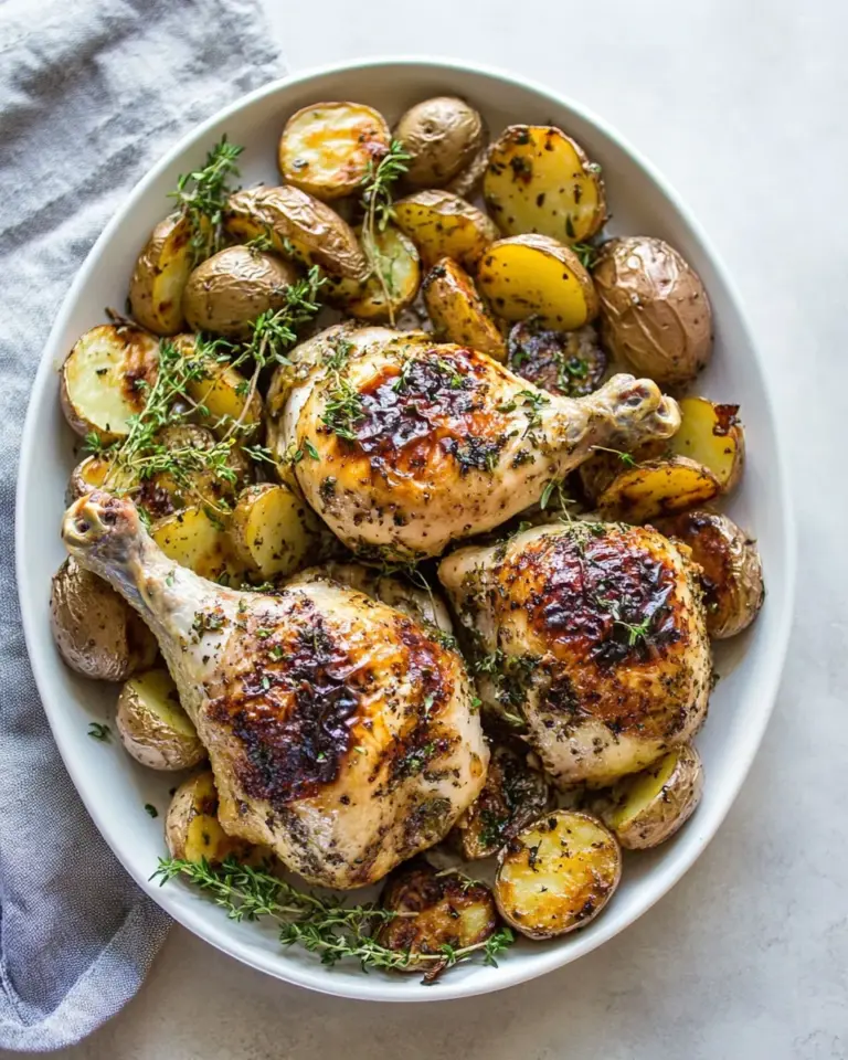 Homemade Easy Spatchcock Chicken and Potatoes photo