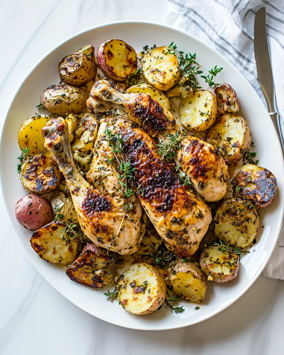 Easy Easy Spatchcock Chicken and Potatoes picture