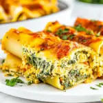 Homemade Easy Spinach Manicotti Recipe (No Boil Noodles) photo
