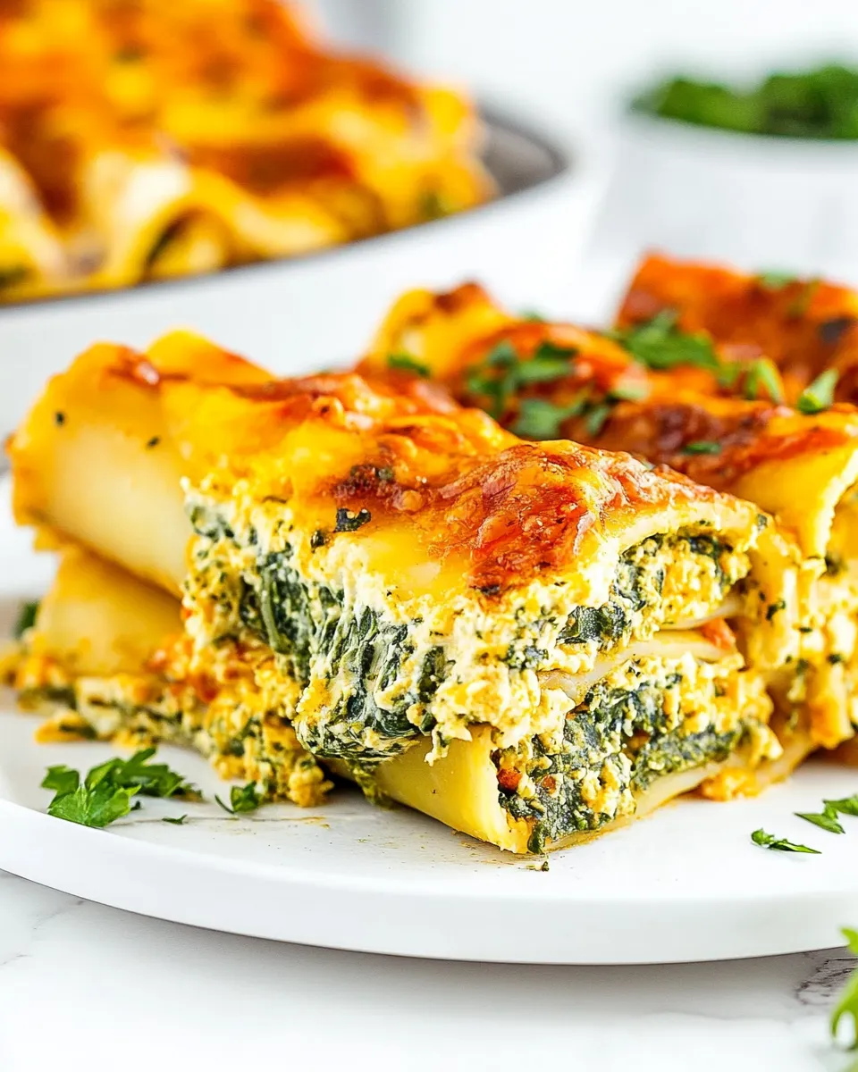 Homemade Easy Spinach Manicotti Recipe (No Boil Noodles) photo