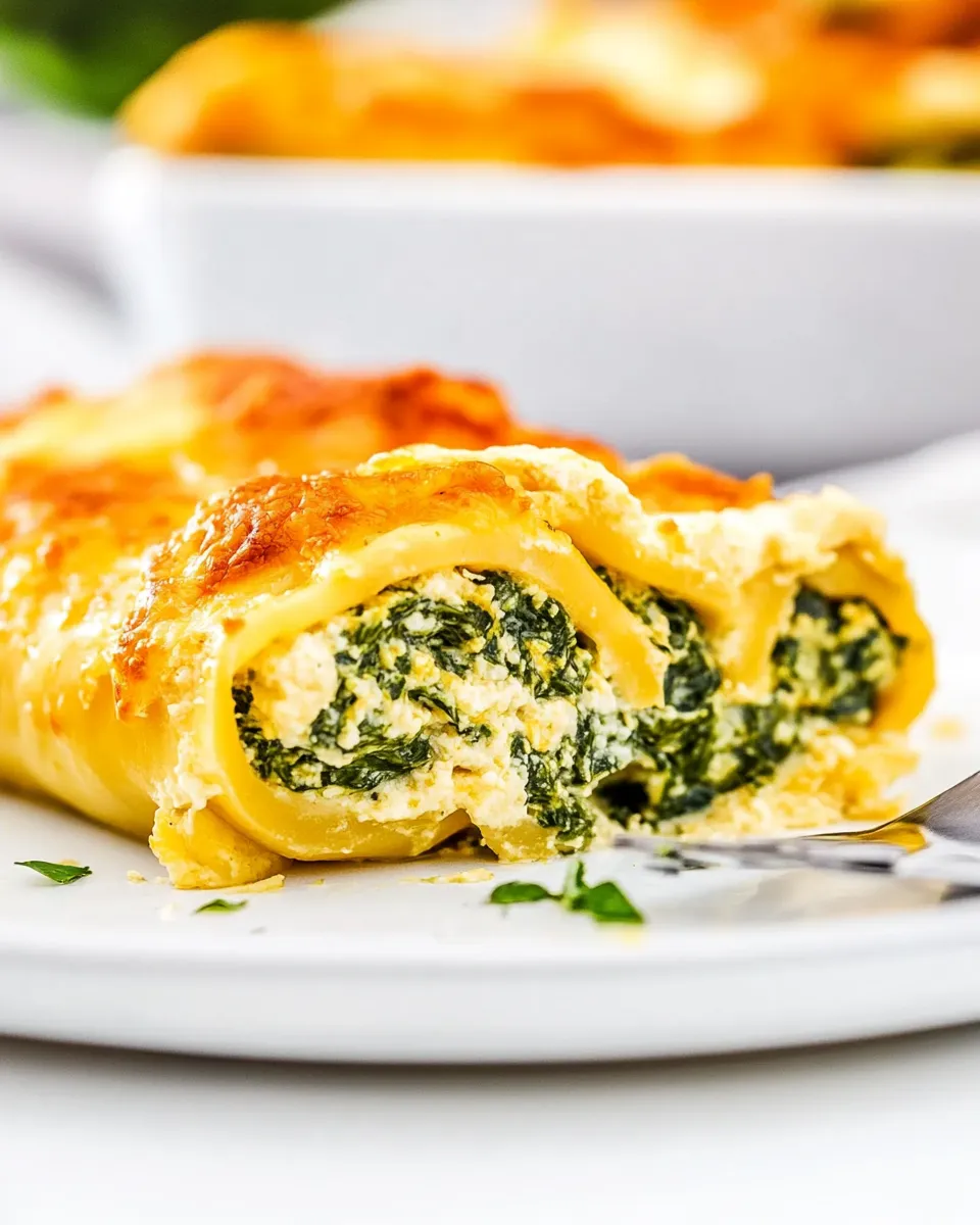 Classic Easy Spinach Manicotti Recipe (No Boil Noodles) image