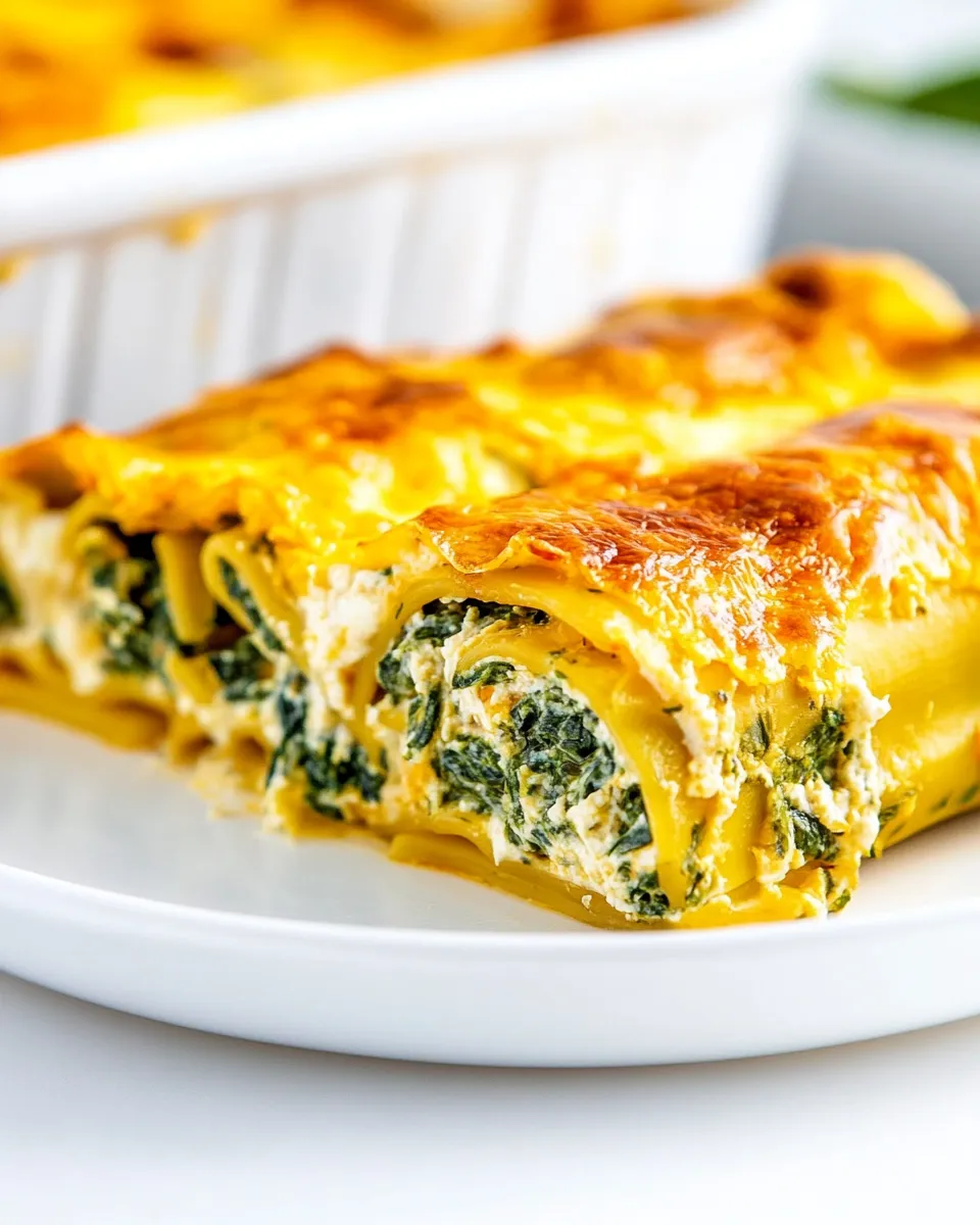 Easy Easy Spinach Manicotti Recipe (No Boil Noodles) recipe photo