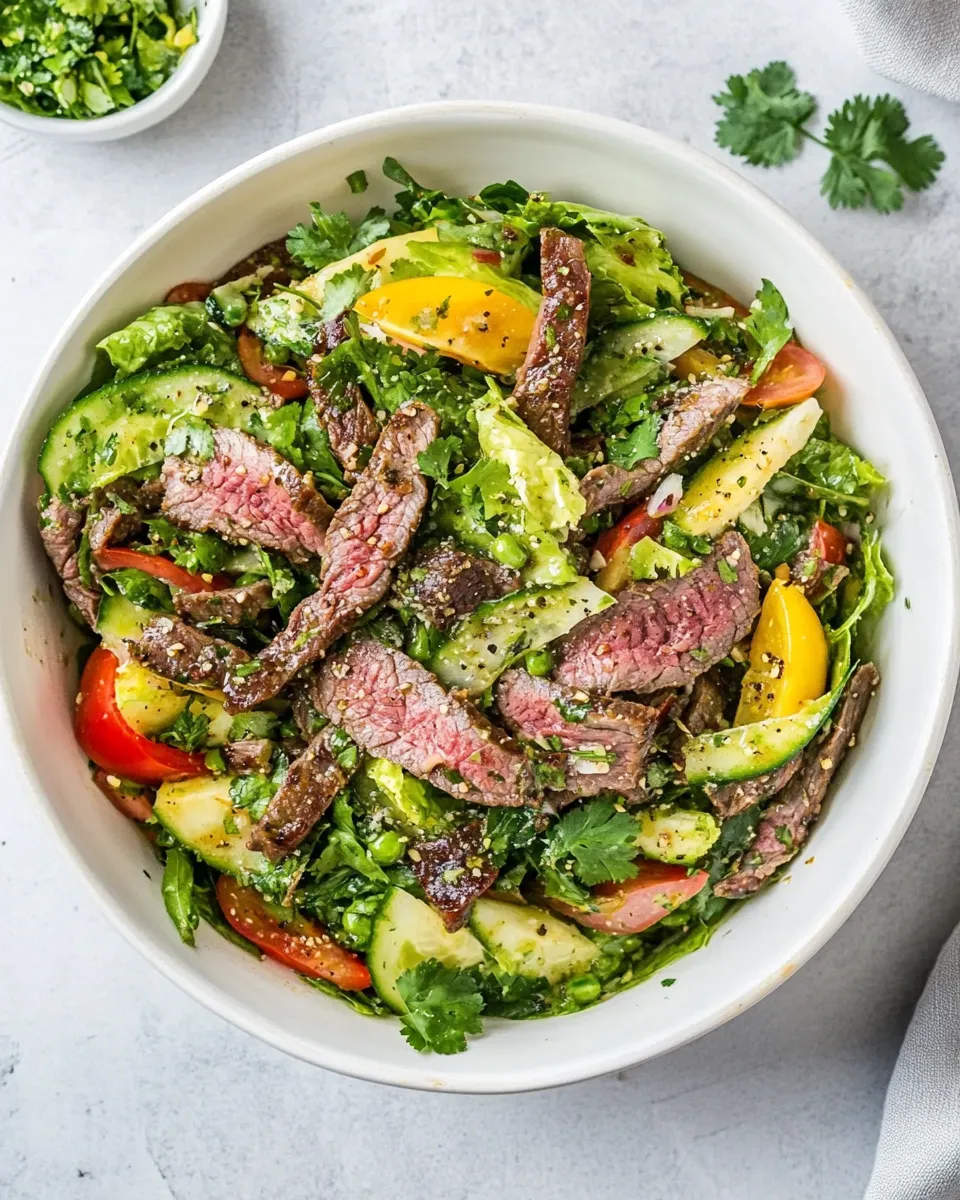 Delicious Easy Thai Beef Salad Recipe recipe photo