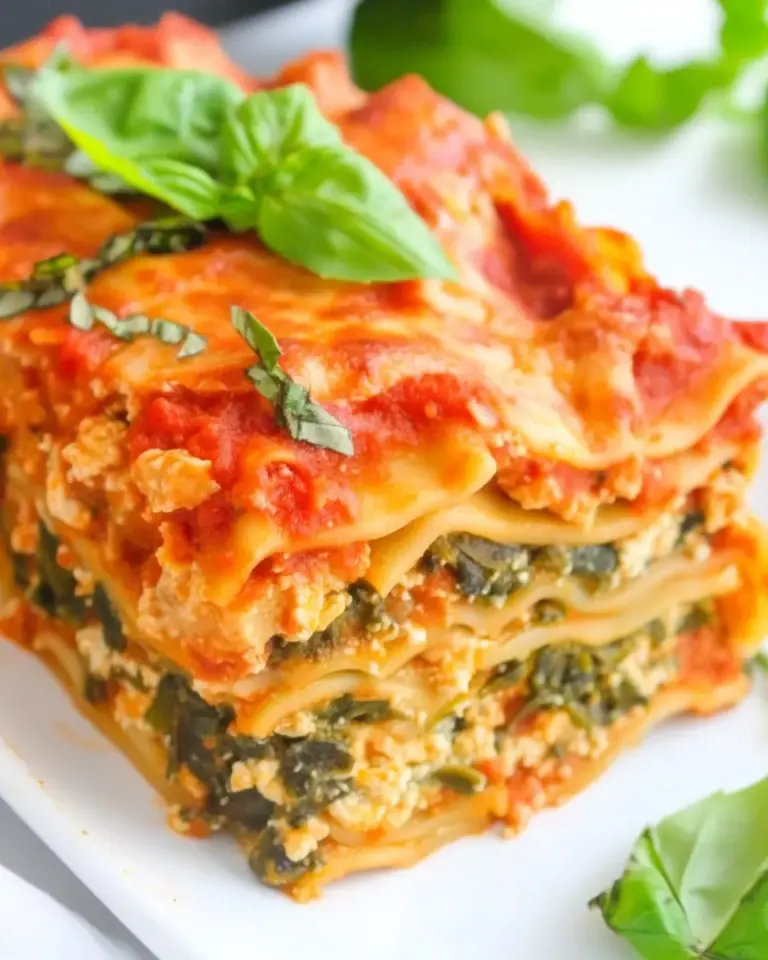 Homemade Easy Vegan Lasagna with Chickpea Ricotta photo