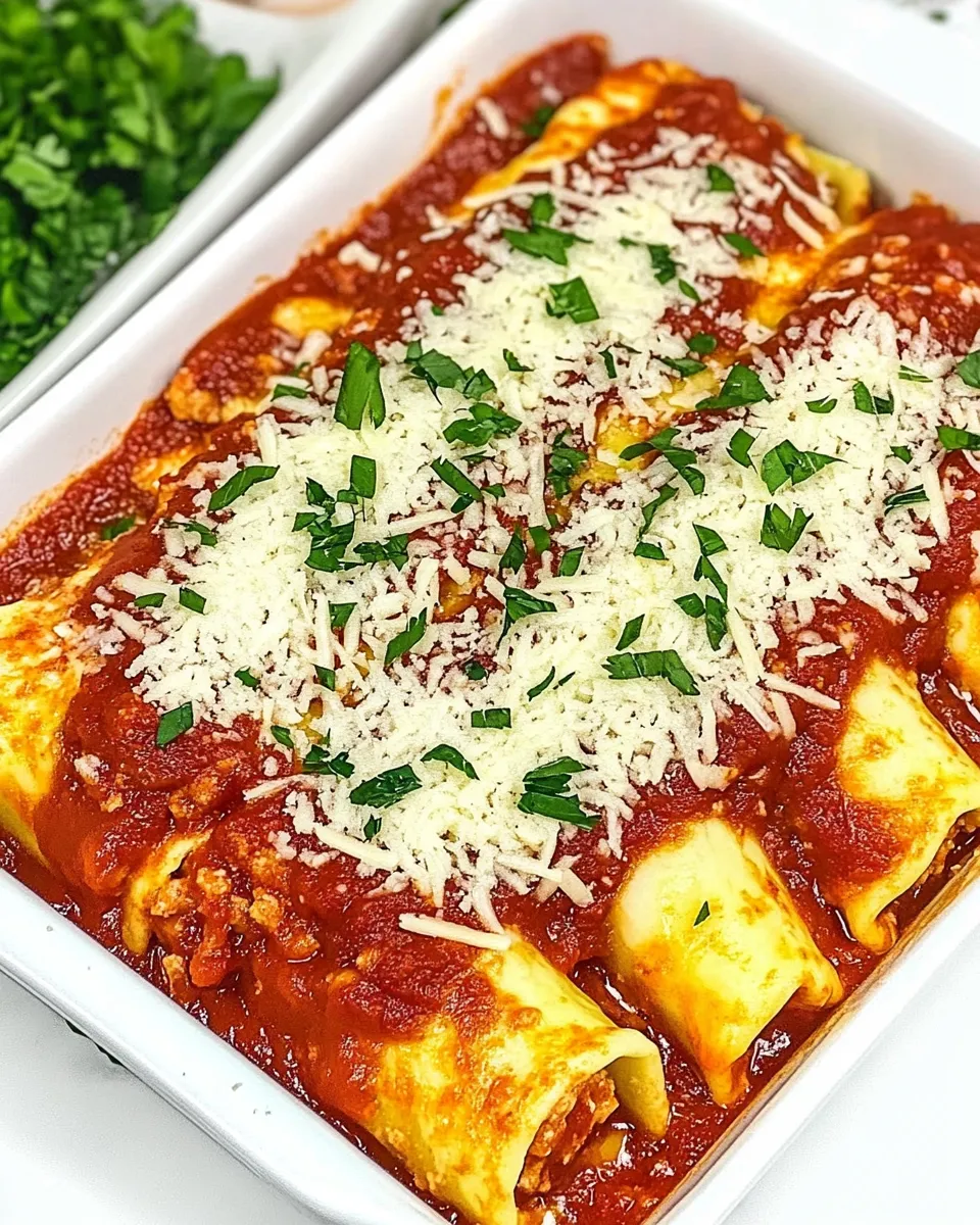 Easy Egg Roll Manicotti recipe image