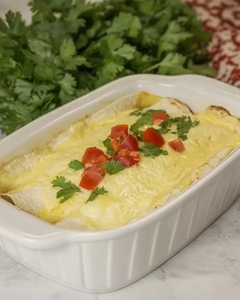 Homemade Enchiladas Suizas or Chicken Enchiladas photo