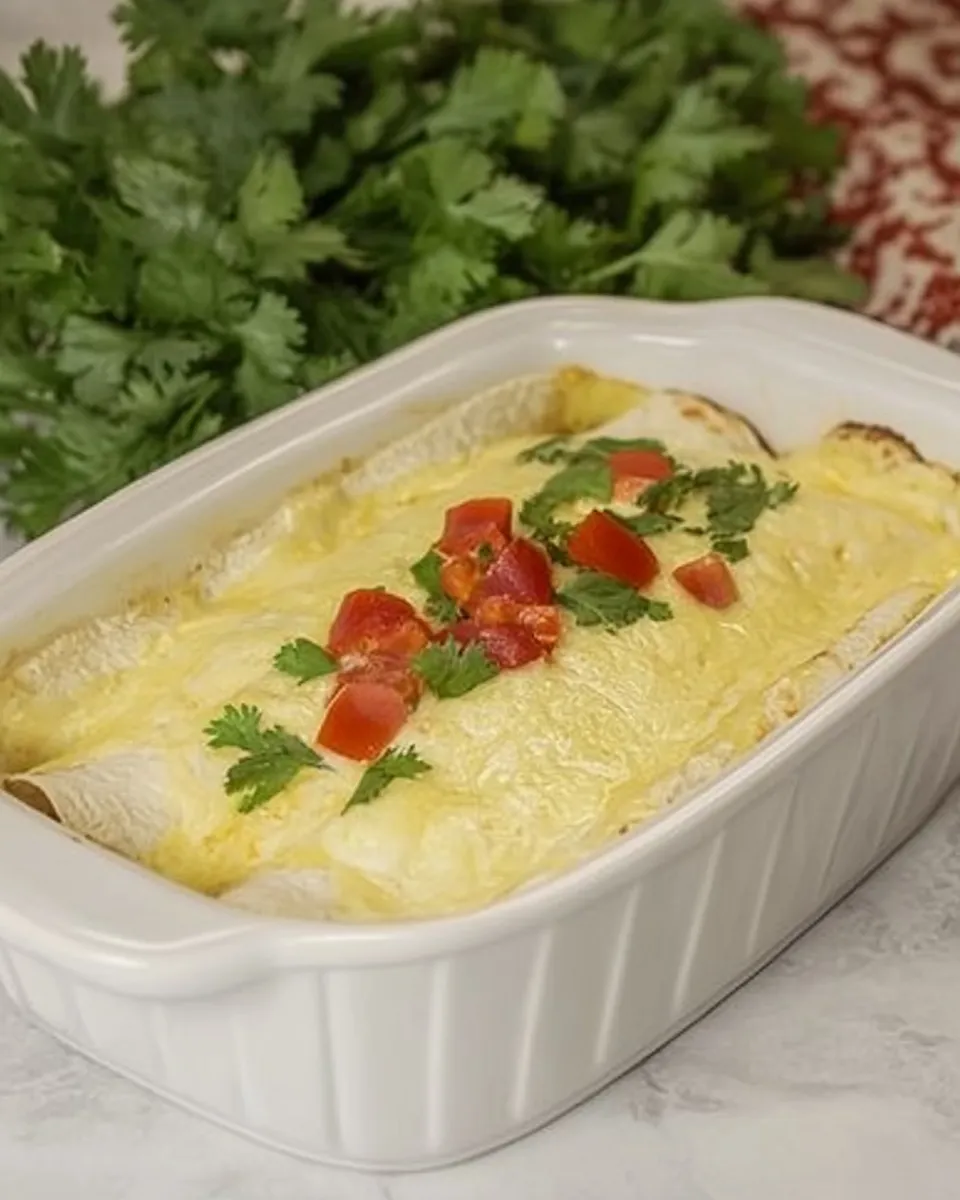 Homemade Enchiladas Suizas or Chicken Enchiladas photo