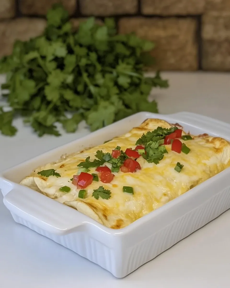 Easy Enchiladas Suizas or Chicken Enchiladas recipe photo