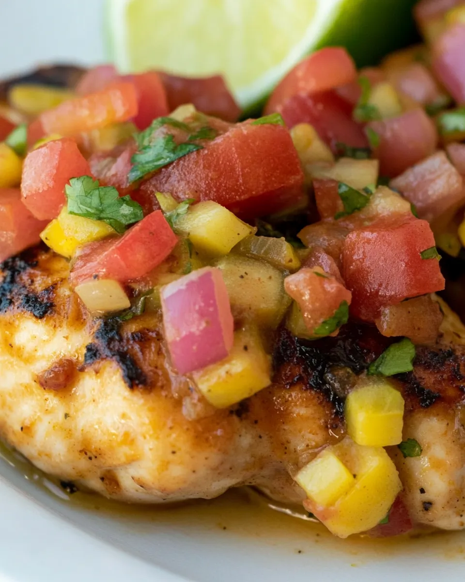 Delicious Fiesta Lime Chicken Recipe food shot