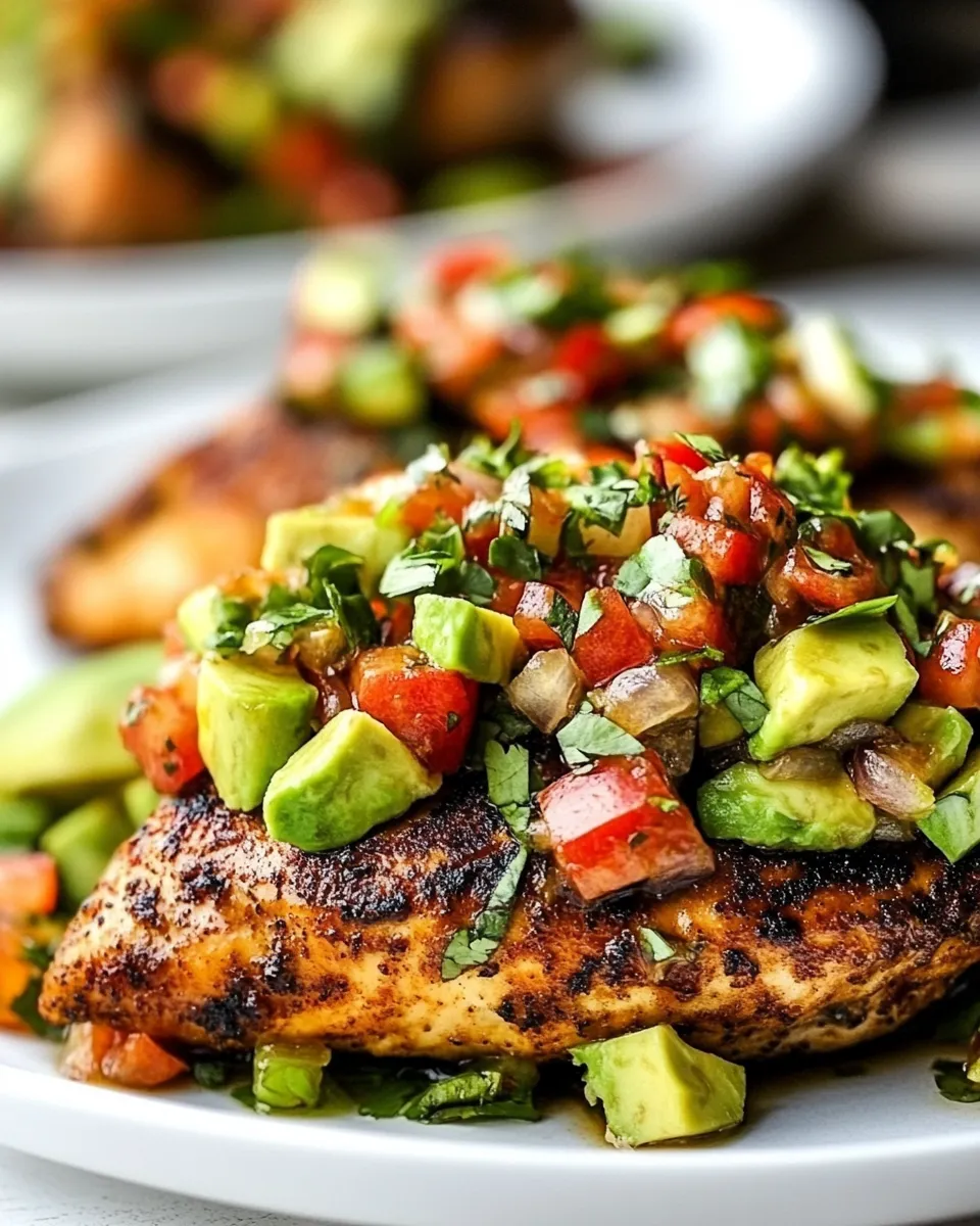 Easy Fiesta Lime Chicken Recipe with Avocado recipe photo
