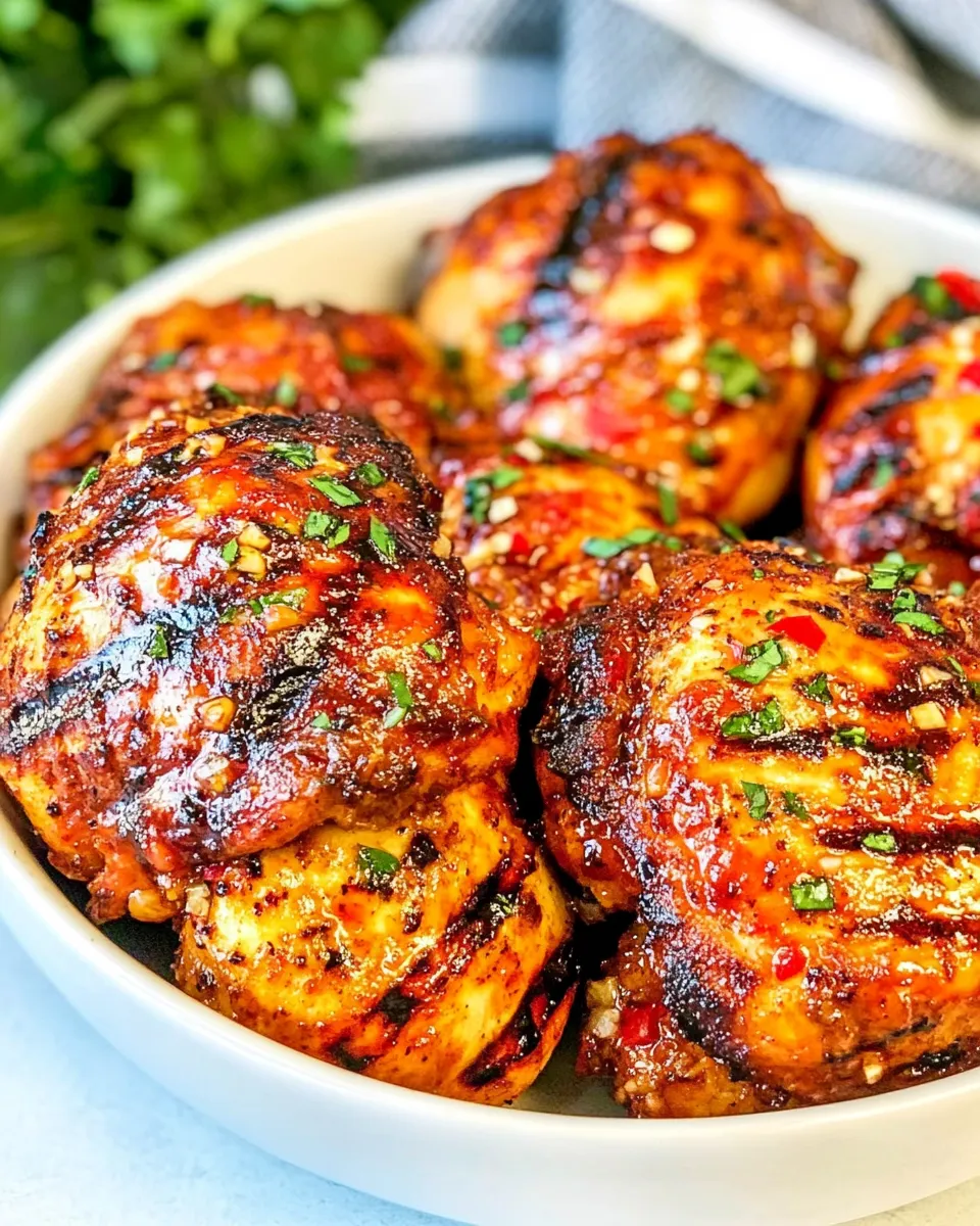 Homemade Firecracker Grilled Chicken recipe photo
